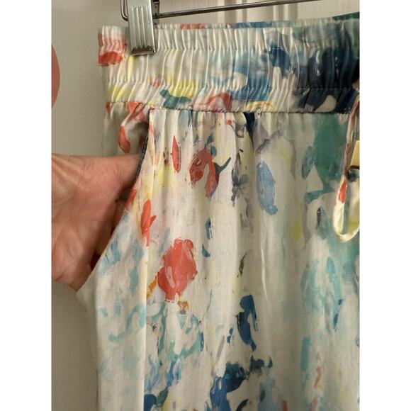 OndadeMar Small Drawstring Semi Sheer Rayon Abstract Jogger Pants Swim Cover - Picture 6 of 11